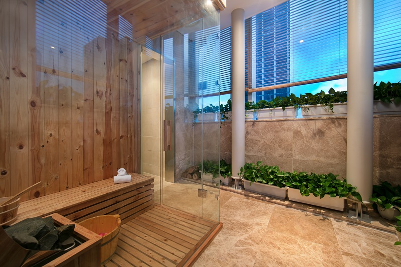 Các phòng sauna và xông hơi thảo dược tại khách sạn ở Hà Nội