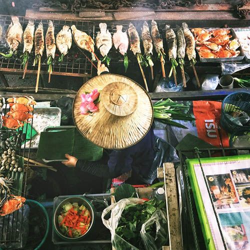 Hanoi street food around InterContinental Hanoi Landmark72