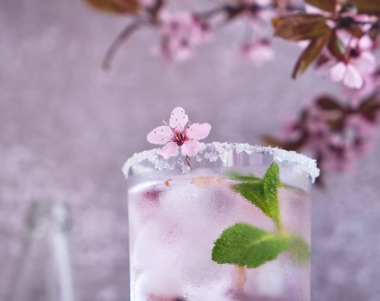 Sakura-Infused Cocktail