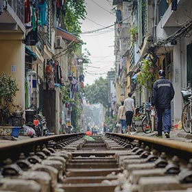Hanoi city railway