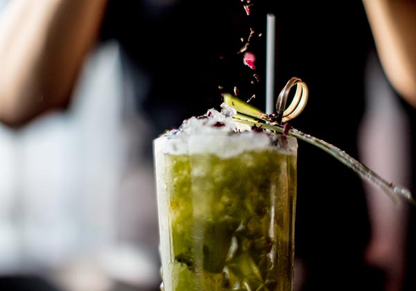 creative cocktails at Hanoi bar