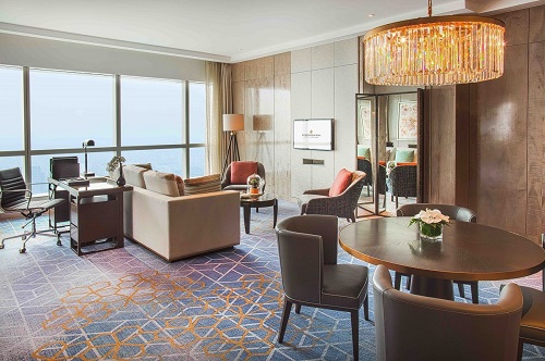 luxury suite in intercontinental hanoi landmark72 hanoi city hotel